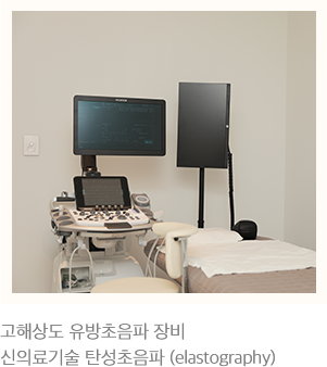 고해상도 유방초음파 장비 신의료기술 탄성초음파 (elastography)